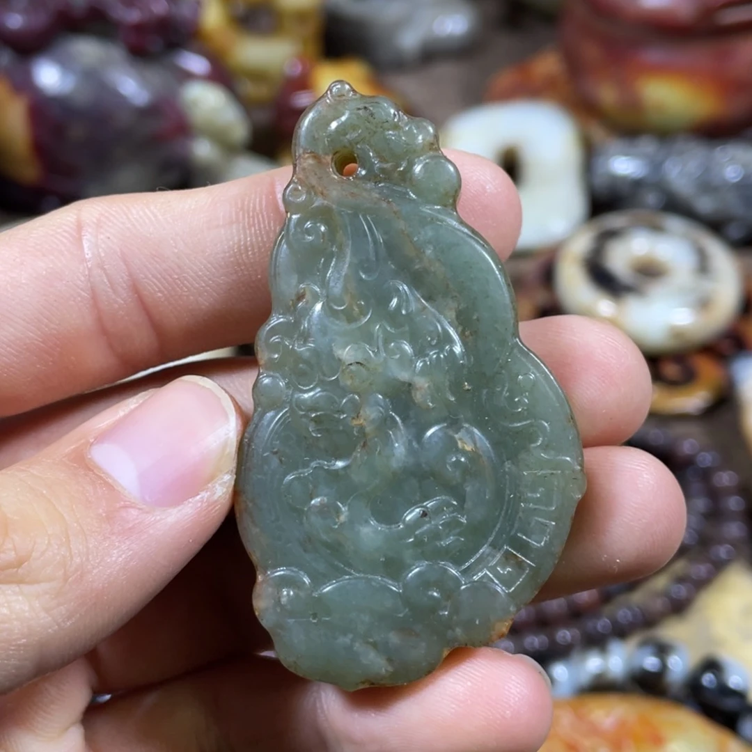 和田玉吊坠(不含链)未镶嵌