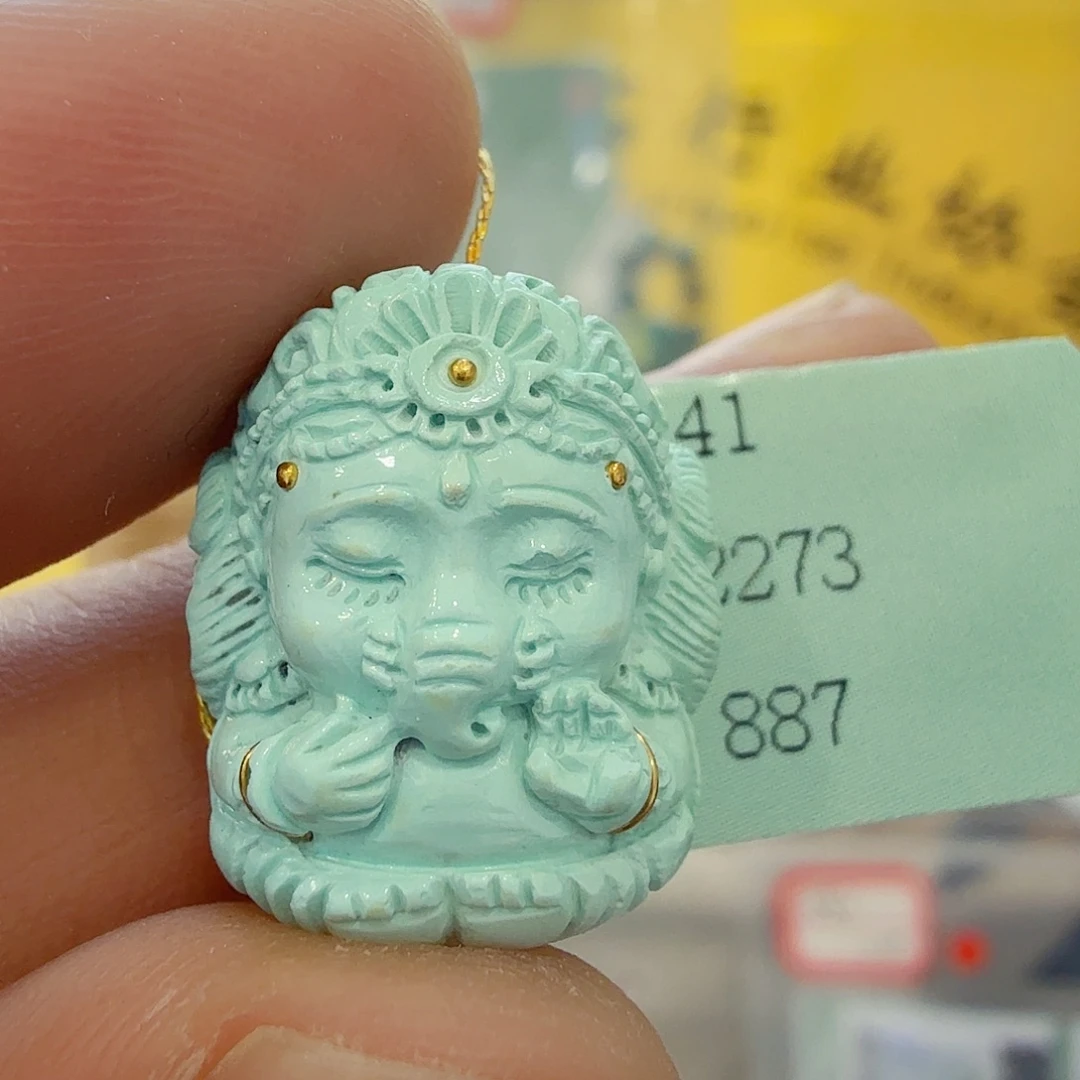 绿松石未镶嵌配饰