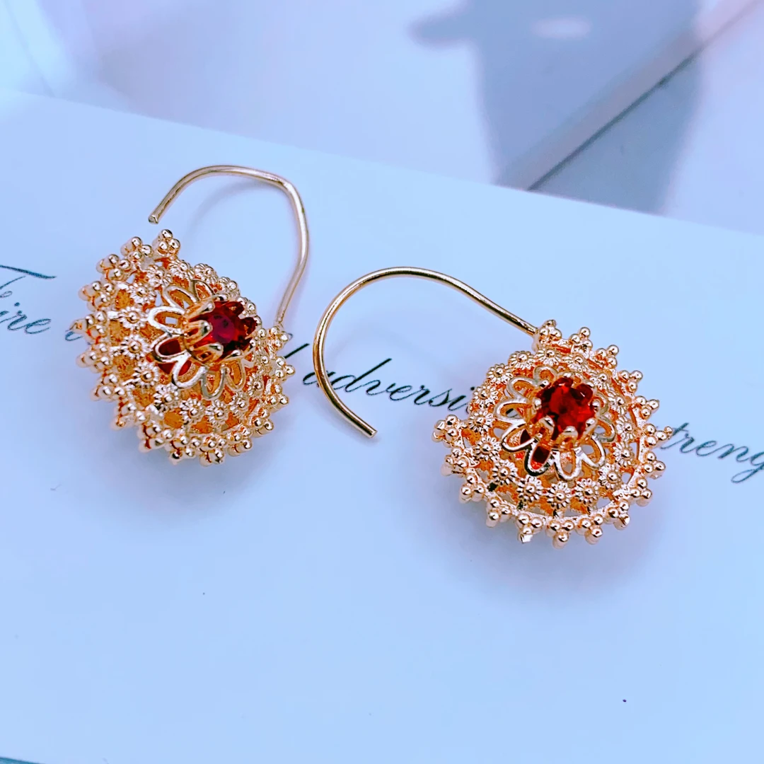 铜合金玻璃耳饰 zira  pason  民族风耳环