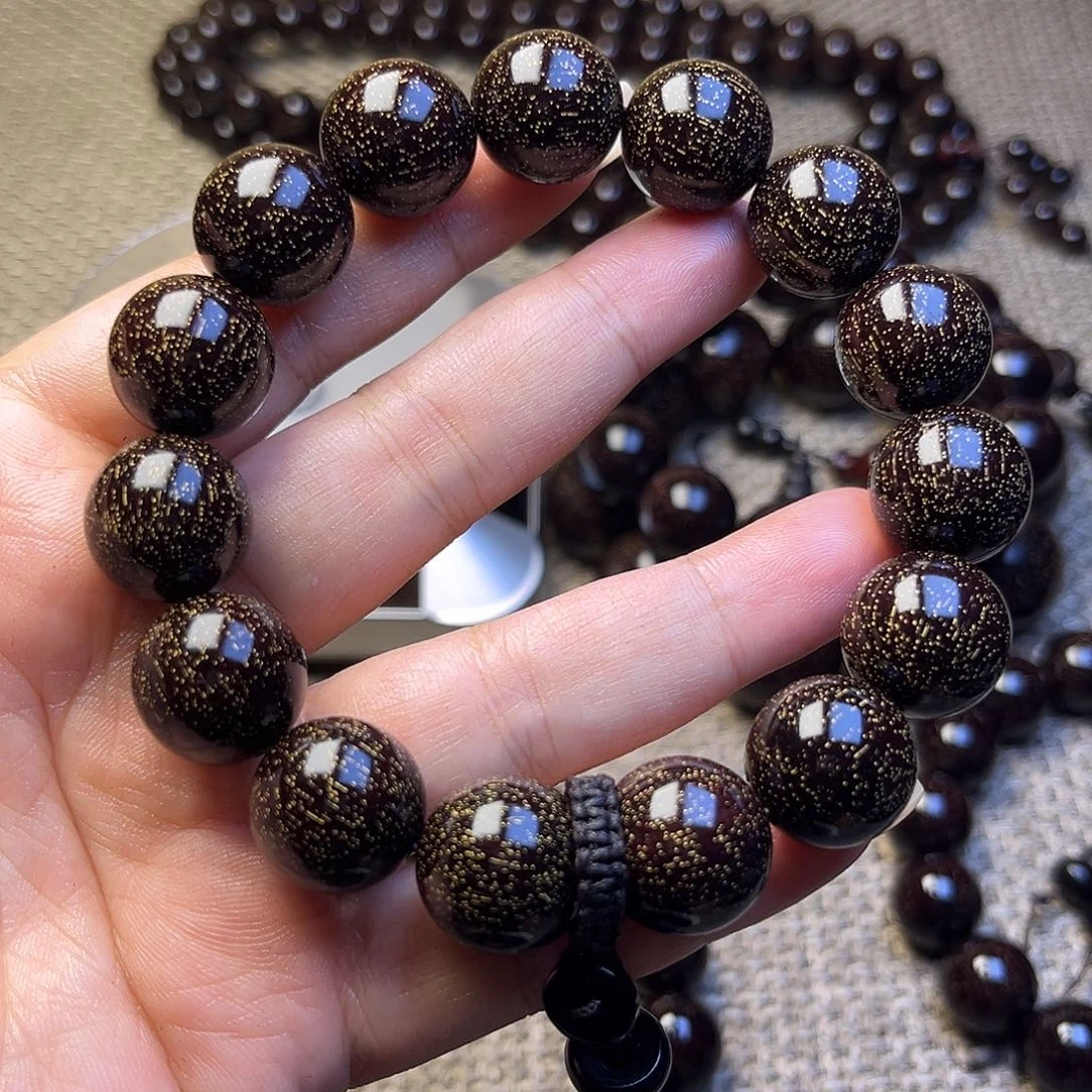 檀香紫檀（小叶紫檀）1.5 15颗爆星