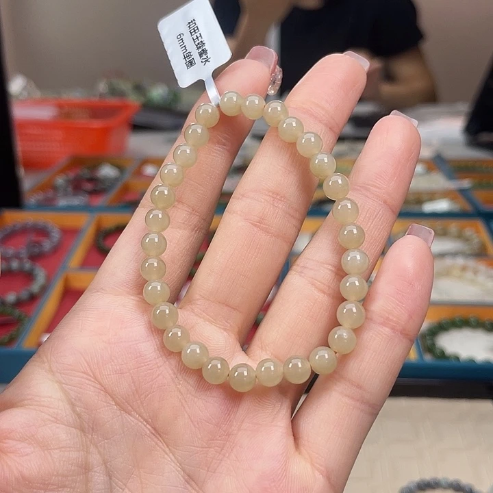 和田玉未镶嵌手串A15