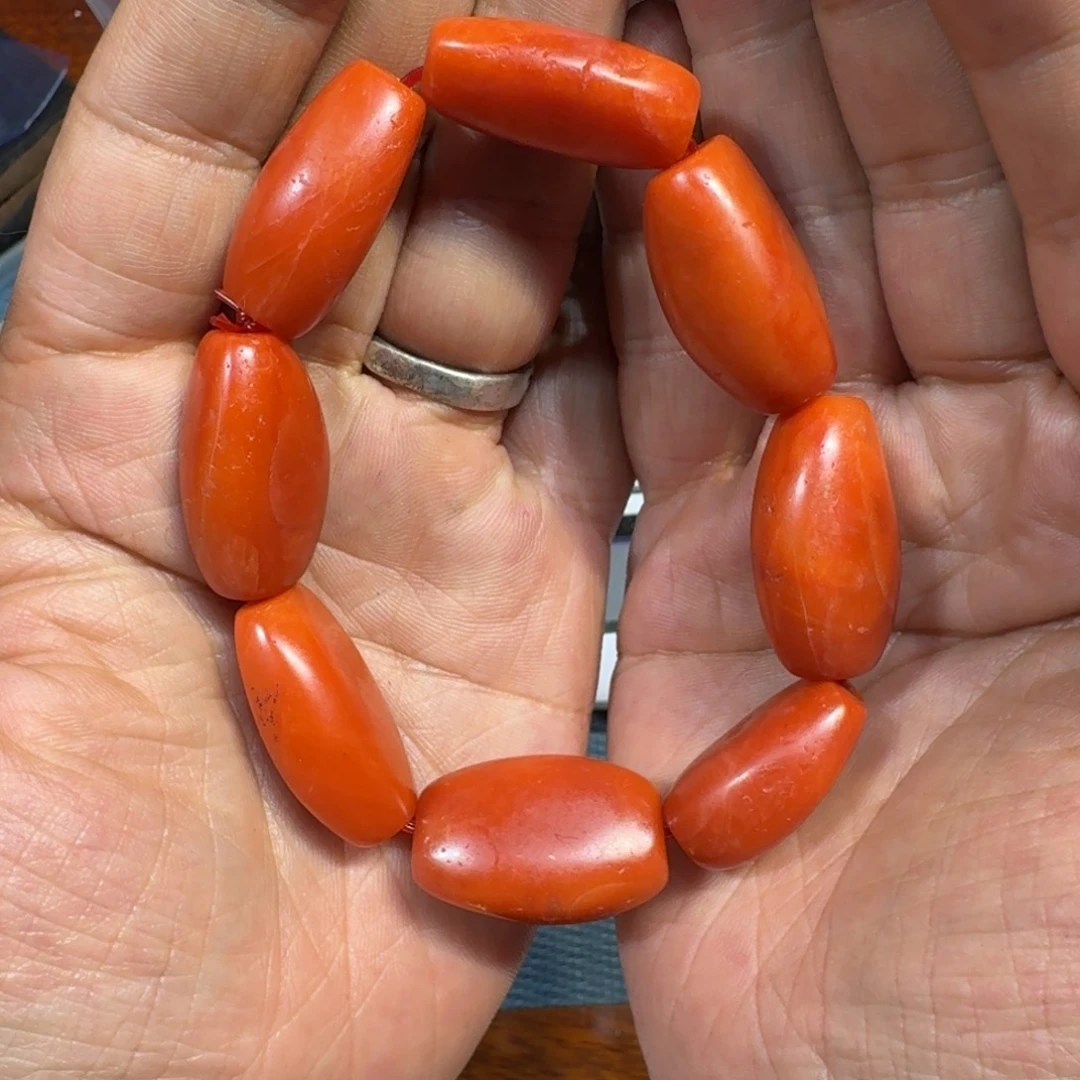 南红玛瑙未镶嵌颈饰