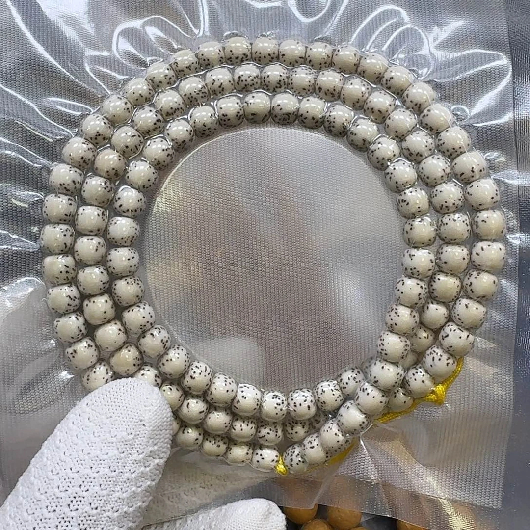 浅***浅星月菩提手串8*7原生态大留白手串