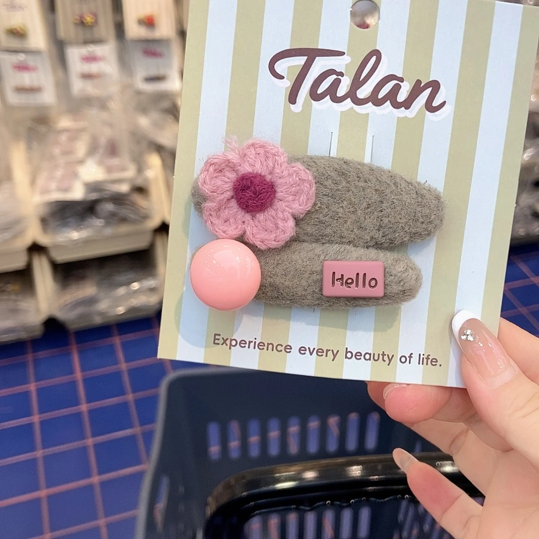 布艺铁合金新款鸭夹对夹