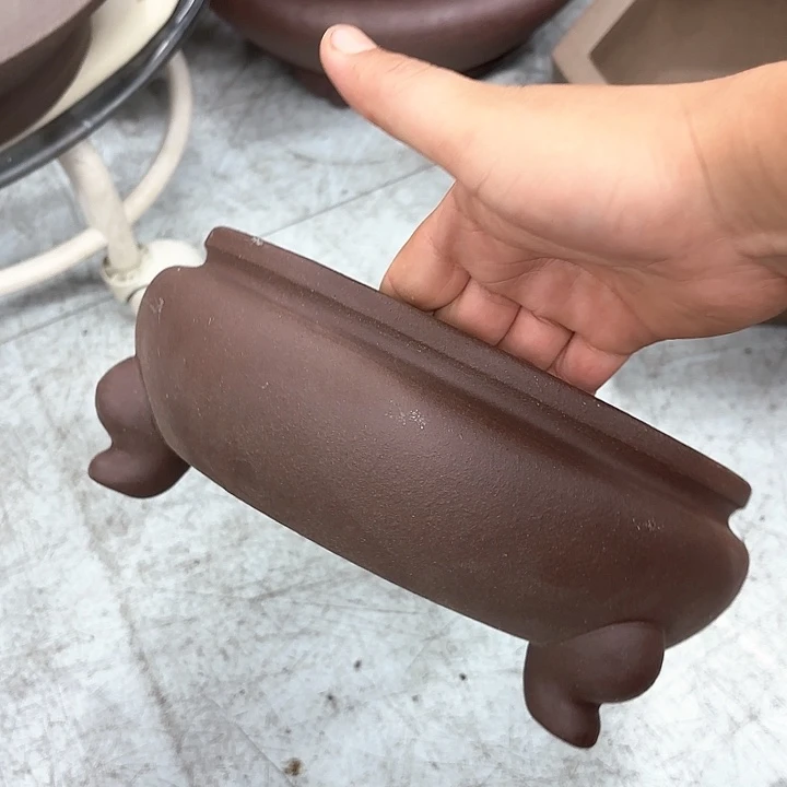 紫砂花盆紫砂的味道真的好闻