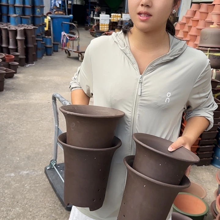 18素面兰花盆×4个一组