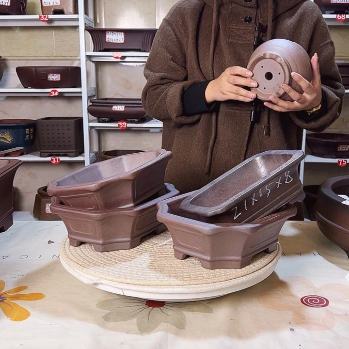 紫砂花盆V**…紫砂花盆