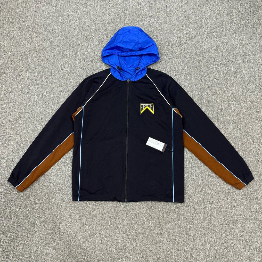 未使用 Prada/普拉达 15442704 蓝色尼龙双面穿外套 带吊牌XS码
