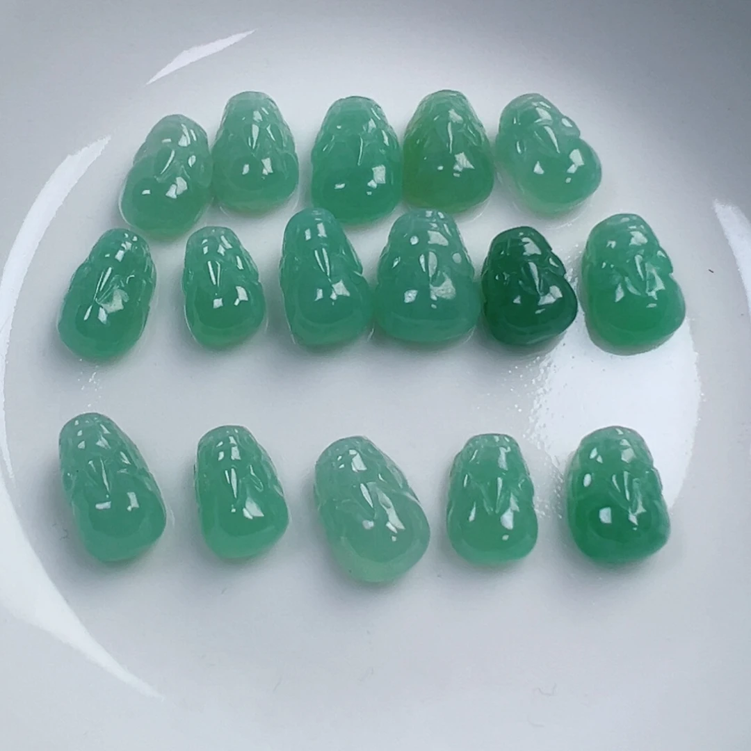 翡翠散珠翡翠貔貅一个可挑