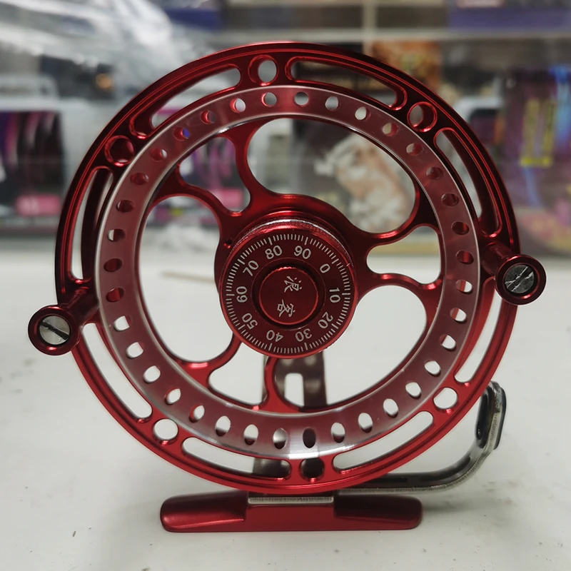 风火轮谷麦轮前打竿专用全金属前打轮卸力八卦轮有声手拨渔轮