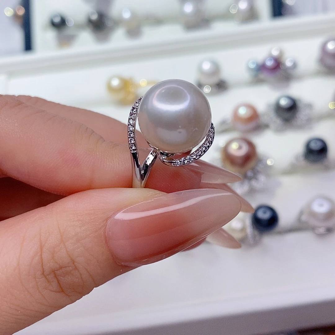 戒指淡水珍珠未镶嵌13➕