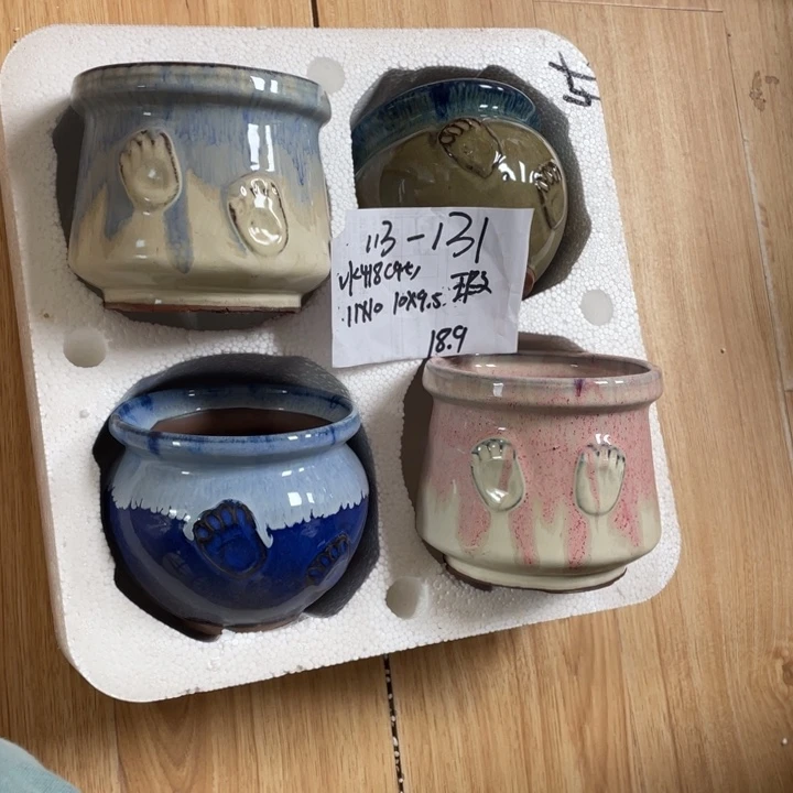 粗陶多肉花盆微瑕131