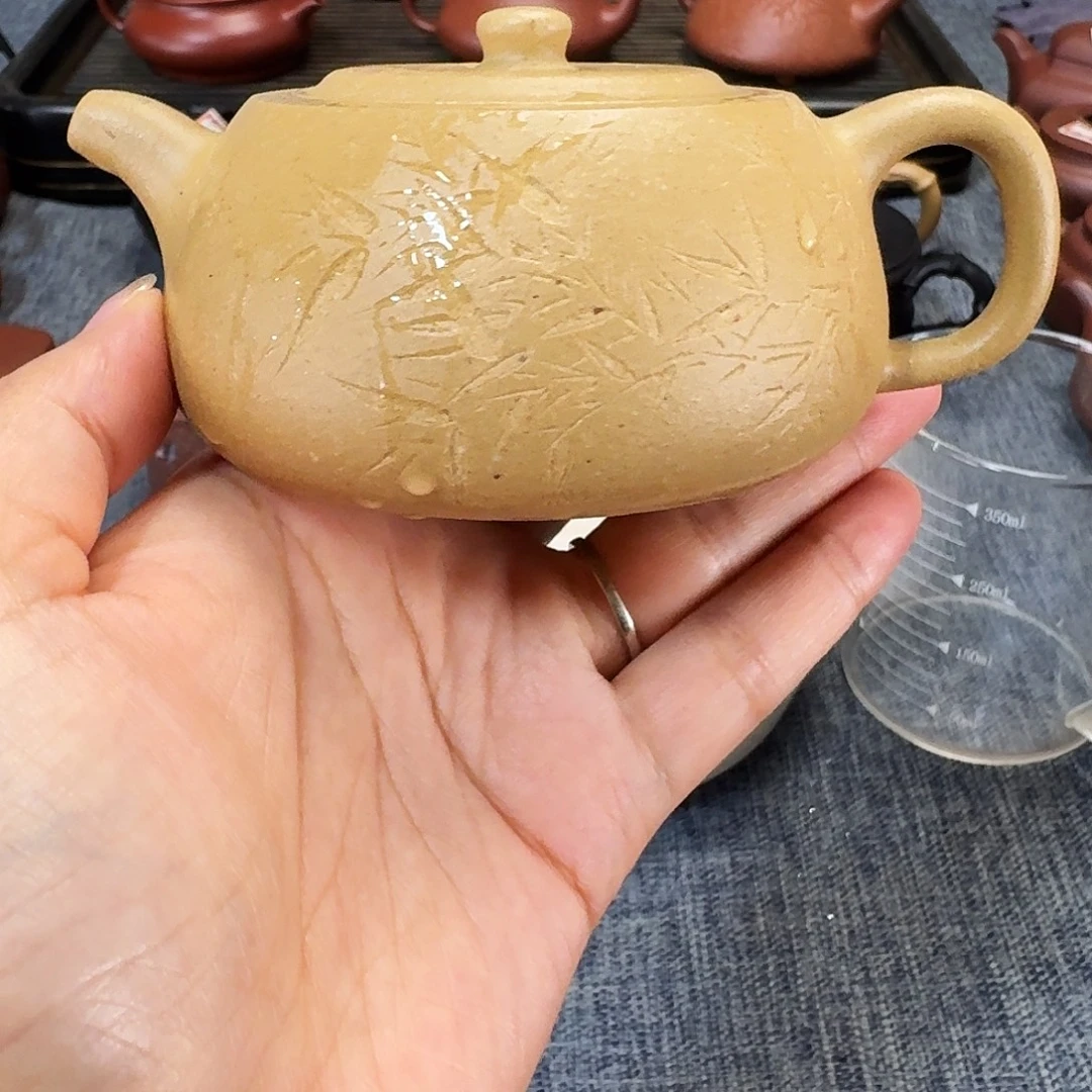 茶壶紫砂半手工紫砂壶井栏