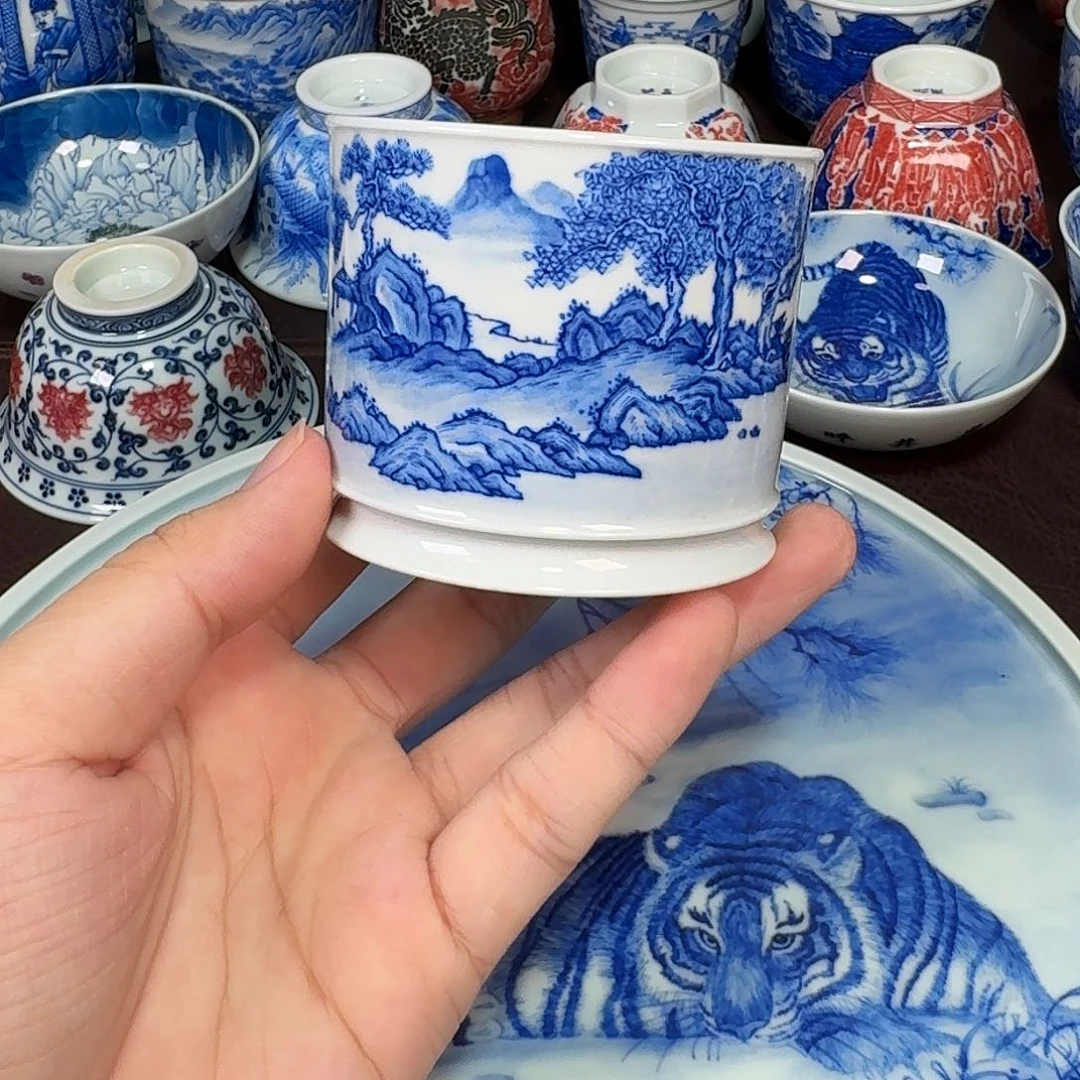 现代景德镇陶瓷杯