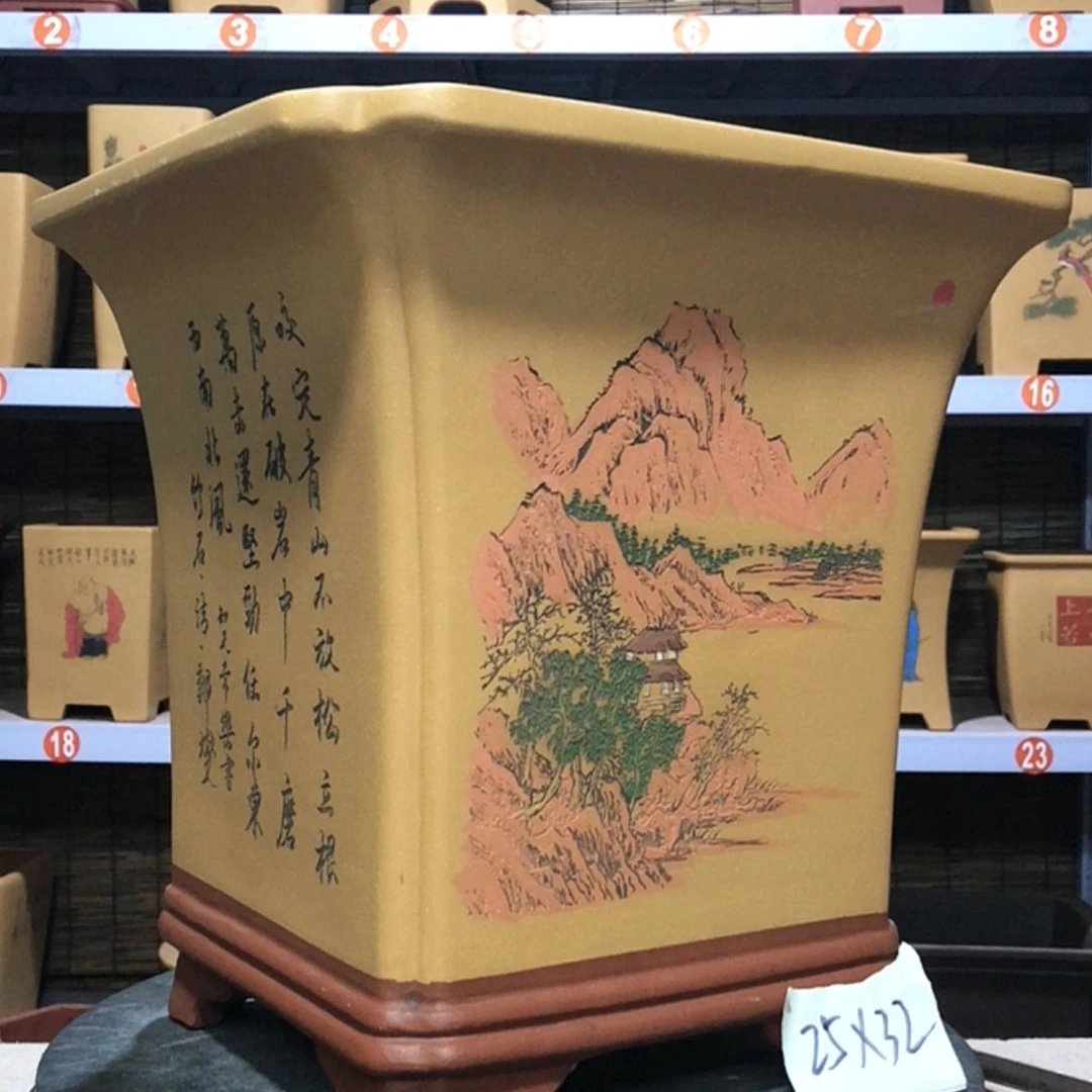 【闪购商品】紫砂花盆阿**乐手工制作
