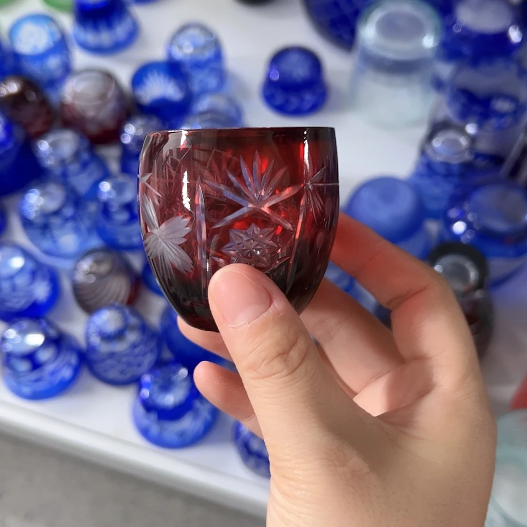 水晶玻璃高脚款微瑕一个