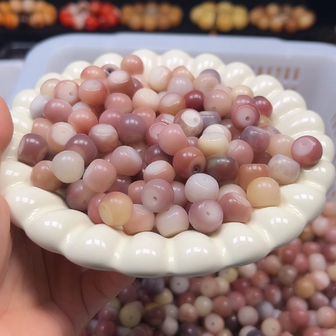 手串菩提根/象牙果卡13左右非料紫水晶山竹100颗