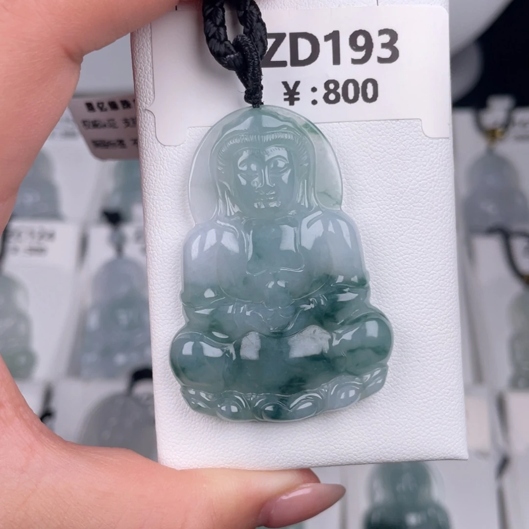 翡翠未镶嵌颈饰zd193