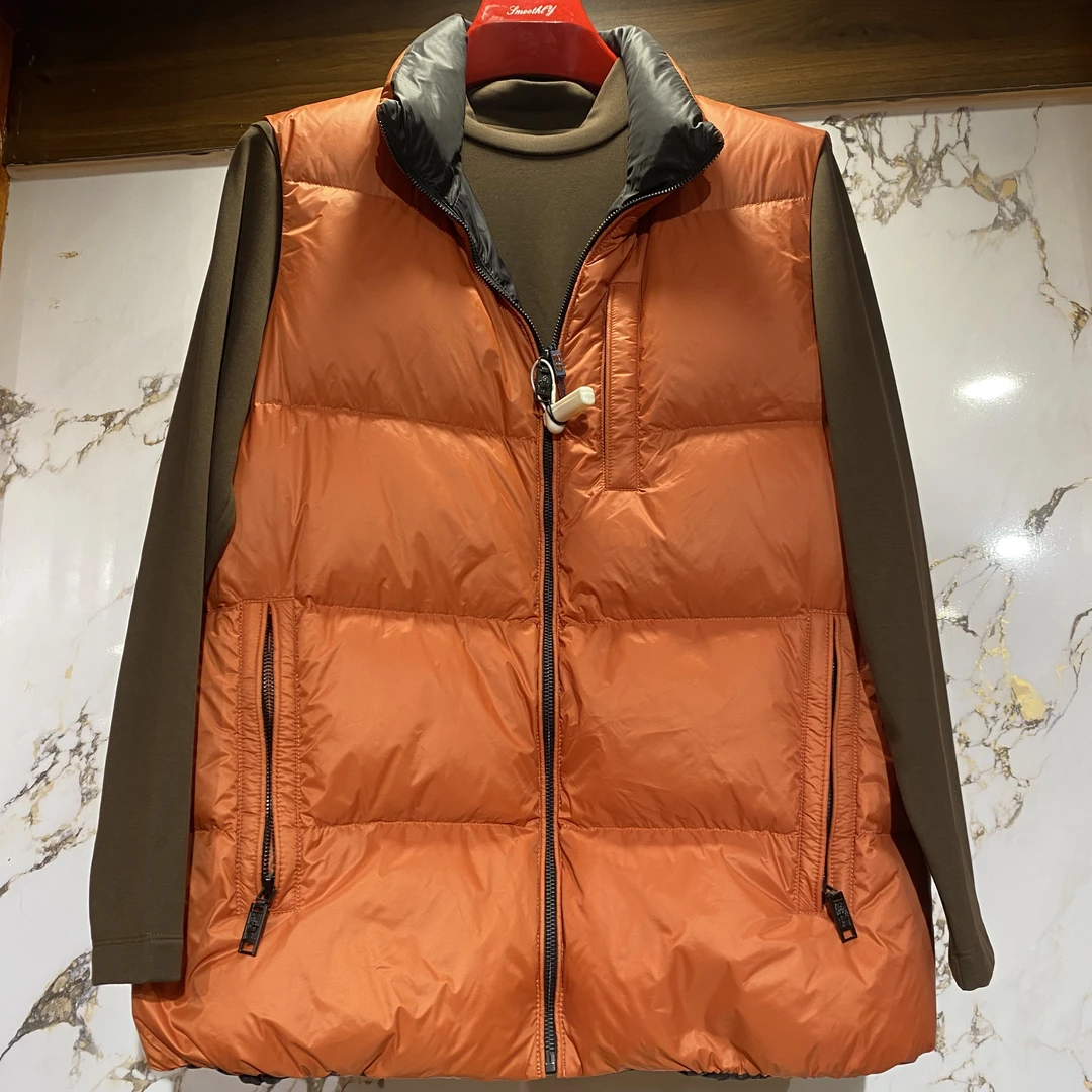 厚款立领免烫纯色皮马甲秋冬宽松型
