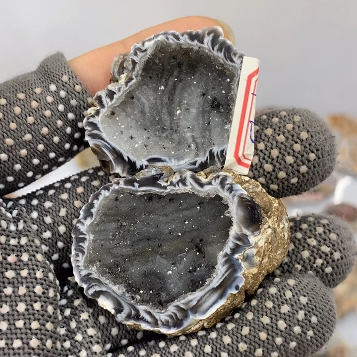 未镶嵌紫晶珠宝半成品