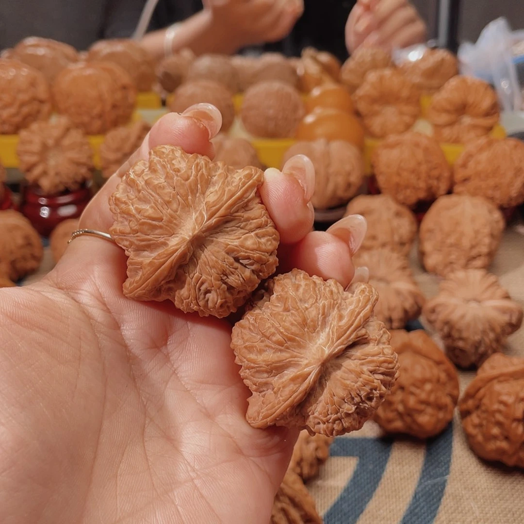 吊坠文玩核桃@**风43血麒麟3