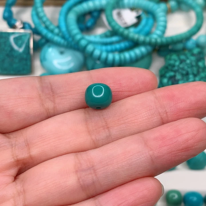 福***甜绿松石未镶嵌老型