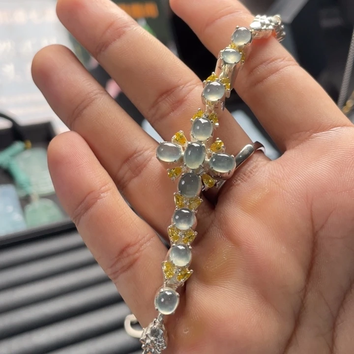 翡翠未镶嵌手链翡翠首饰