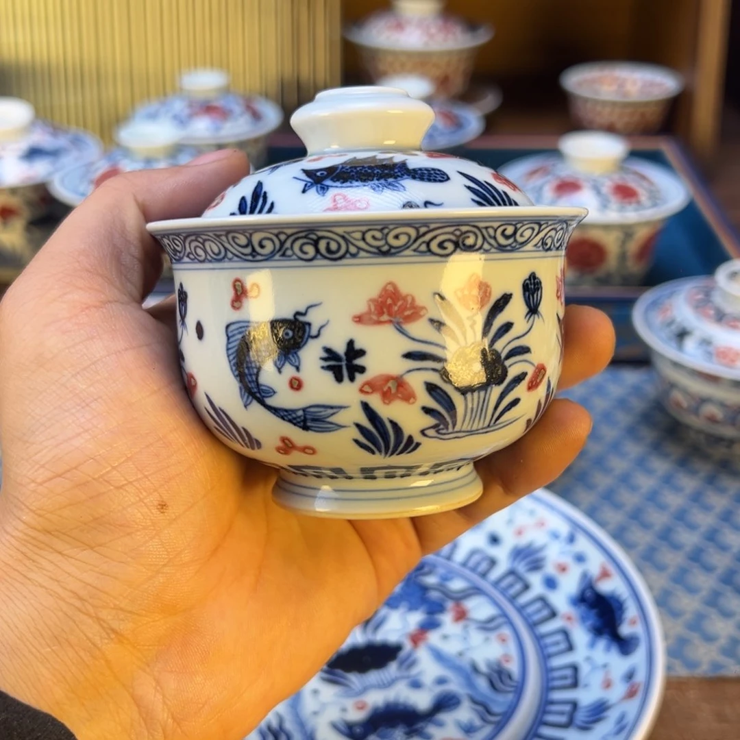 摆件咖**景德镇手工手绘