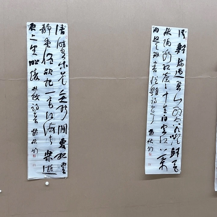 书法二*陈昊（字秋竹）138*34㎝宁夏理S