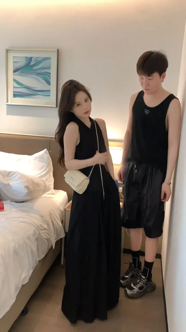 韩系气质松弛高级感无袖背心上衣套装女夏季2025新款阔腿裤两件套