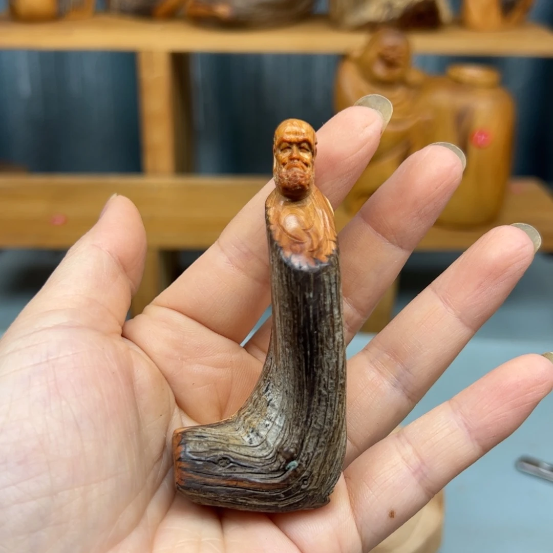 柏木崖柏木摆件手把件16