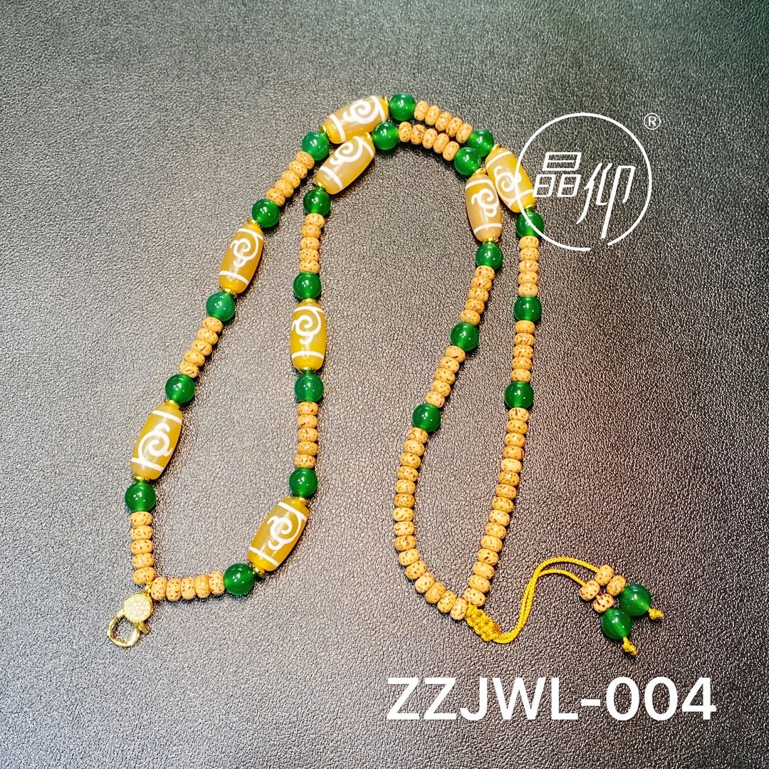 晶仰玛瑙项链ZZJWL-004绿度母阵菩提毛衣链