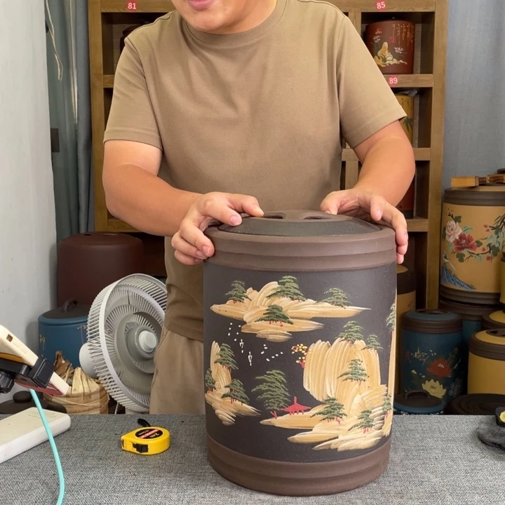 紫砂茶叶罐茶叶罐