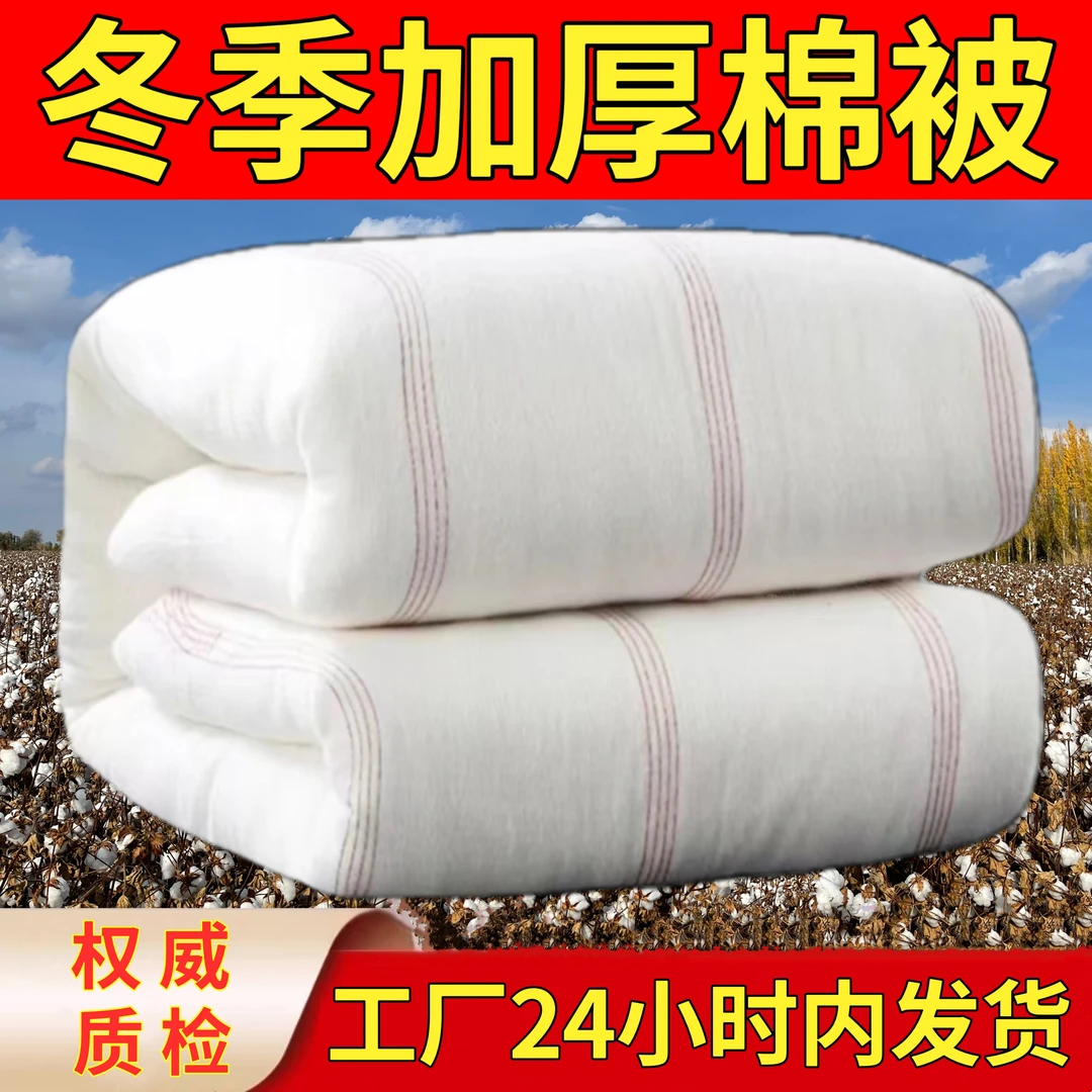 四季棉被棉絮棉絮被子被垫被褥被芯褥子冬被清仓厂家直发包用三年