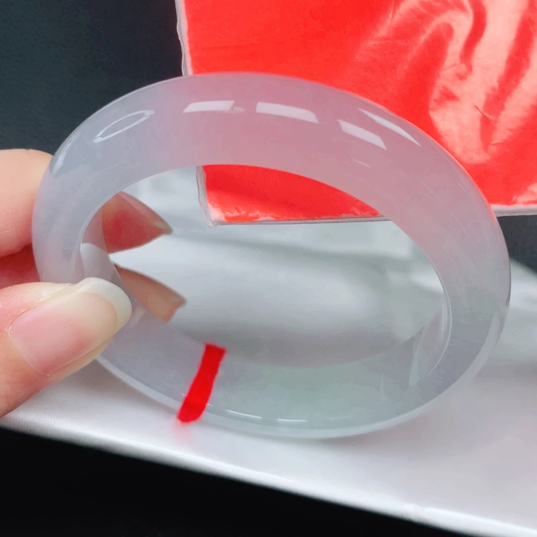 翡翠未镶嵌手镯52圈