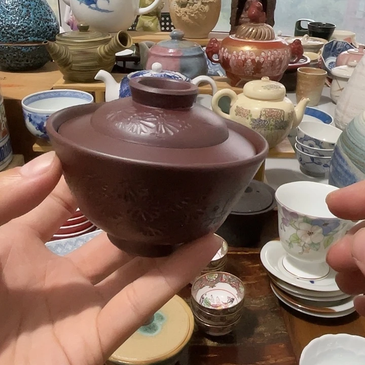 瓷片万古盖碗不错的o