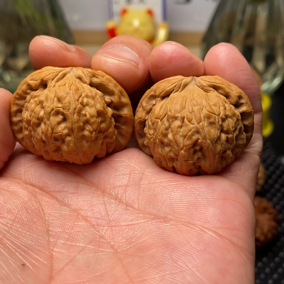 文玩核桃把件全品球白37