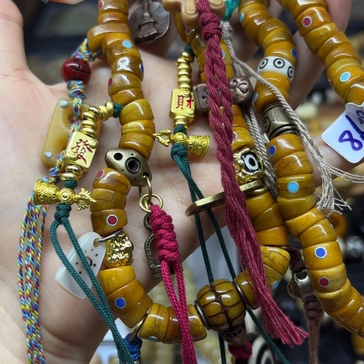 闲***云石英石非金属项链