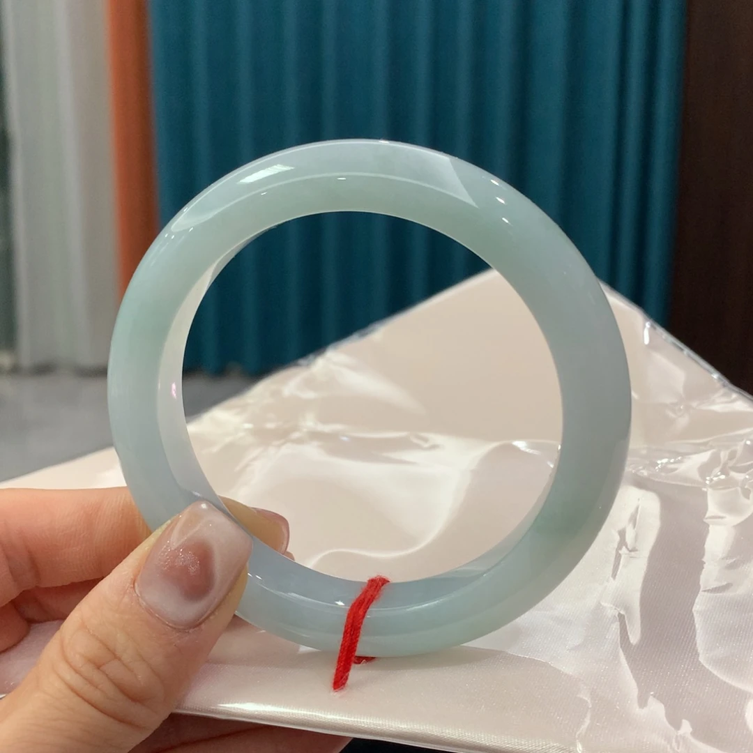 未镶嵌手镯翡翠完美者慎拍 圈口5865