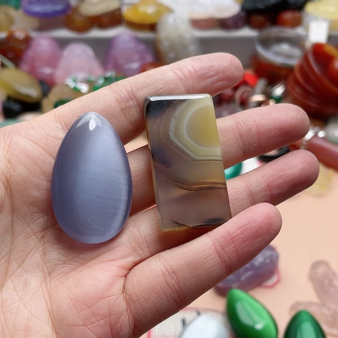 玛瑙/玉髓颈饰合金抖***7