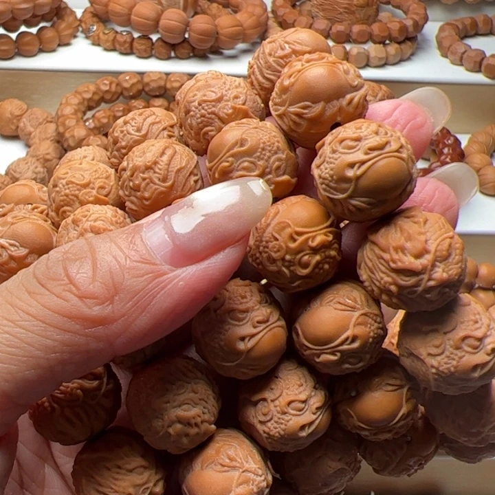 猴头核桃手串龙蛇蟾漏眼15-16