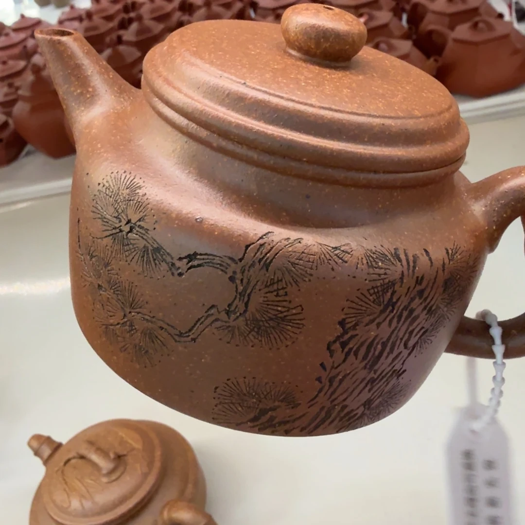 茶壶紫砂宜兴原矿龙骨金砂280