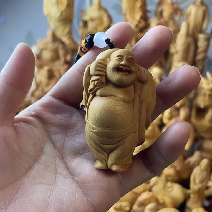 柏木（崖柏）崖柏手把弥勒