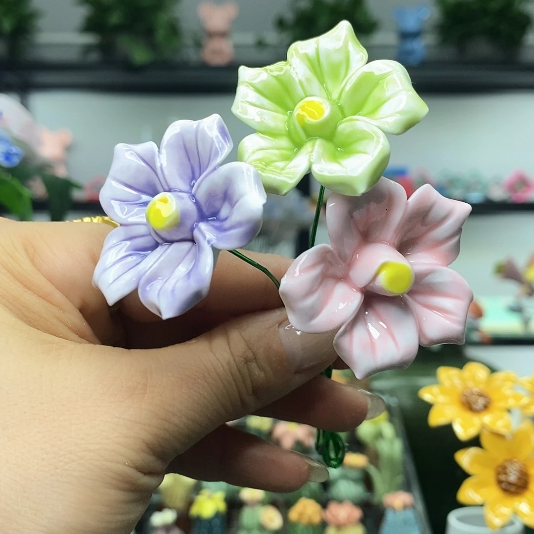 手工制作工艺品三朵花