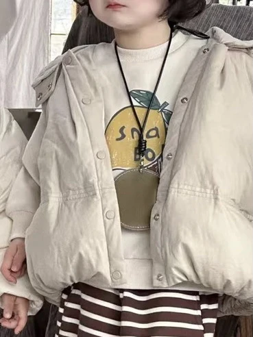 【蜗】磨砂红/杏色 柠檬加绒卫衣 732