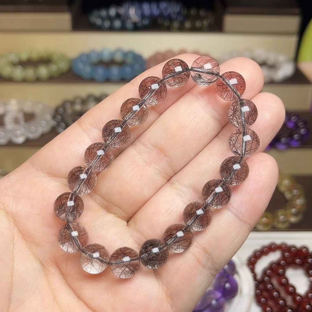 未镶嵌手链水晶黑发晶