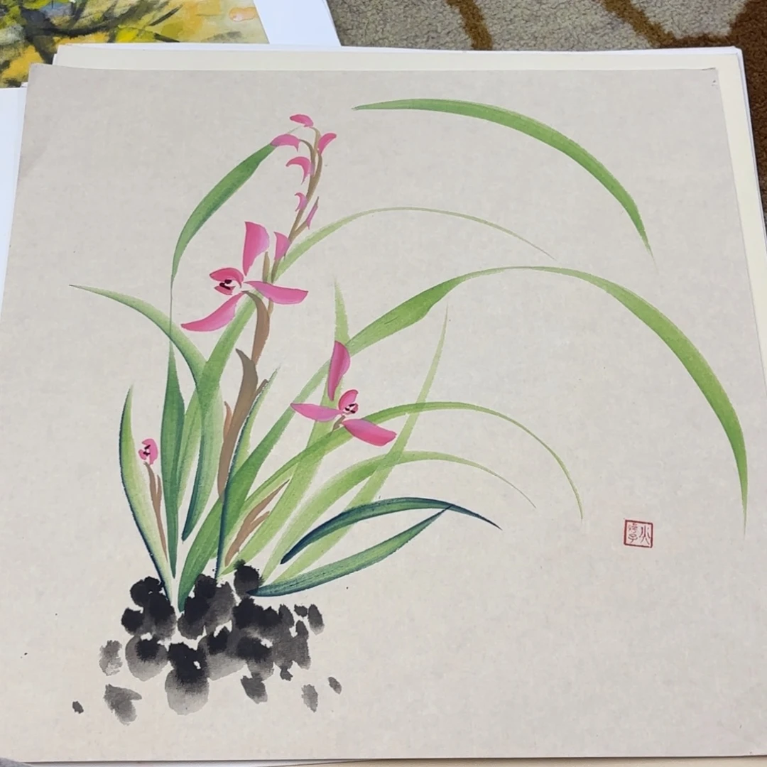 国画38-38卡纸作品艺