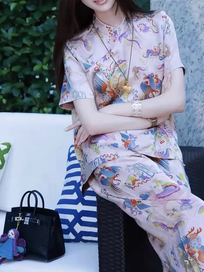 南油朱朱龙凤蝶花套装1152