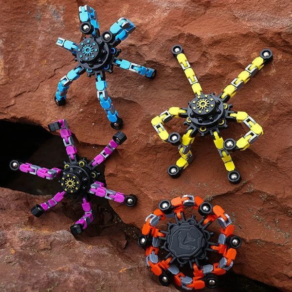 上课无聊小玩具指尖陀螺变形旋转玩具男孩女孩旋转解压益智儿童