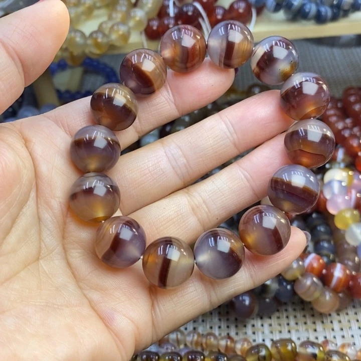 玛瑙/玉髓未镶嵌手链